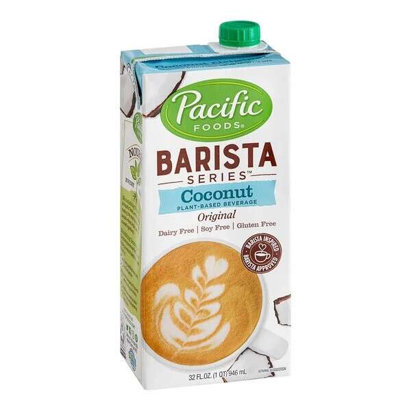 Pacific PAC04313, 32 Oz Barista Coconut Milk, 12/CS