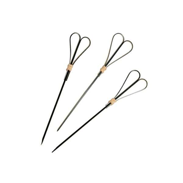 PacknWood 209BBFOTSY15, 5.85-Inch Fotsy Black Bamboo Skewer with Looped Heart Design, 2000/CS