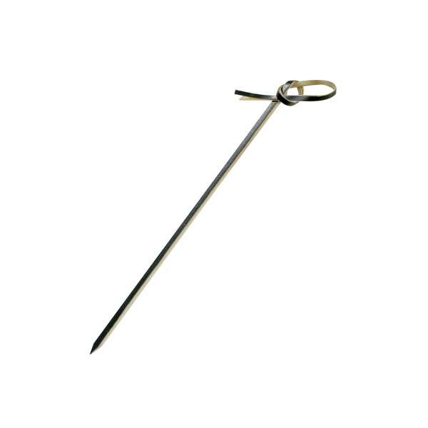 PacknWood 209BBLOKO10, 4-Inch Long Loko Black Looped Bamboo Skewers, 2000/CS