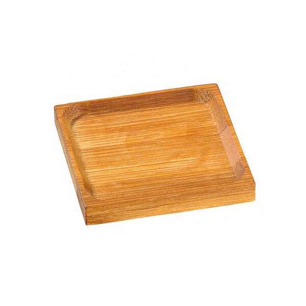 PacknWood 209BBPODA, 2.38x2.38x0.4-Inch "Poda" Bamboo Mini Square Dish, 144/CS