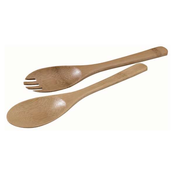 PacknWood 209BВЅERV2, 9.9-Inch Bamboo 2-Piece Serving Set, 50/CS