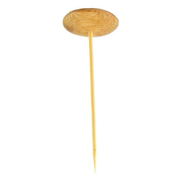 PacknWood 209BBTHANI, 3.9-Inch "Thani" Bamboo Mini Dish with Skewer, 144/CS