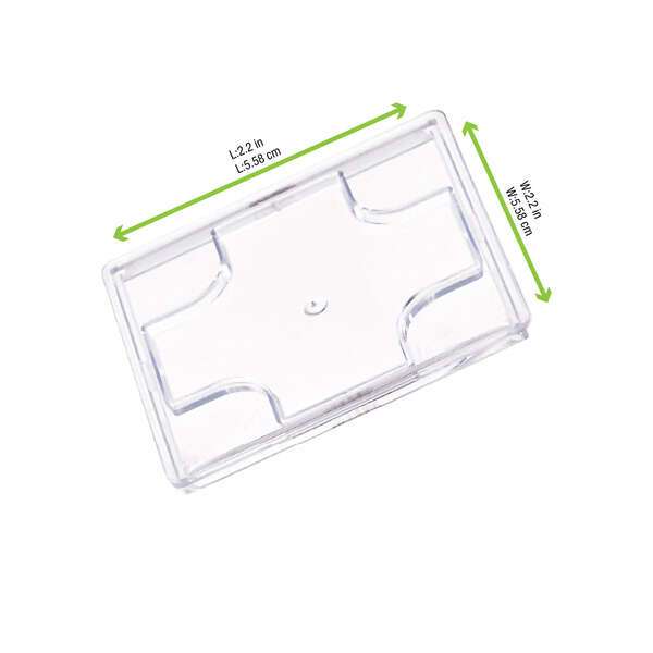 PacknWood 209MBKARA90L, 2x2-Inch "Kara" Clear PP Lid for 209MBKARA90, 576/CS