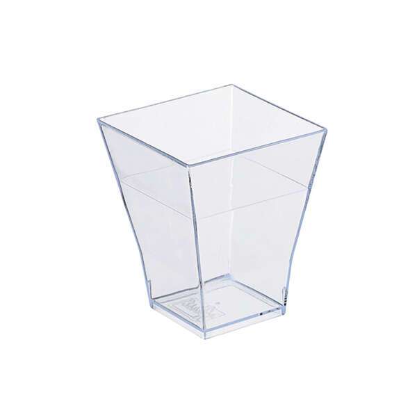 PacknWood 209MBTAITI, 2 Oz "Taiti" Clear Plastic Square Cup, 600/CS