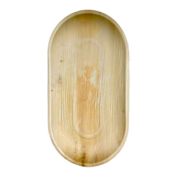 PacknWood 210APA5430, 21.7x12.2x1-Inch Oval Palm Leaf Plate, 50/CS