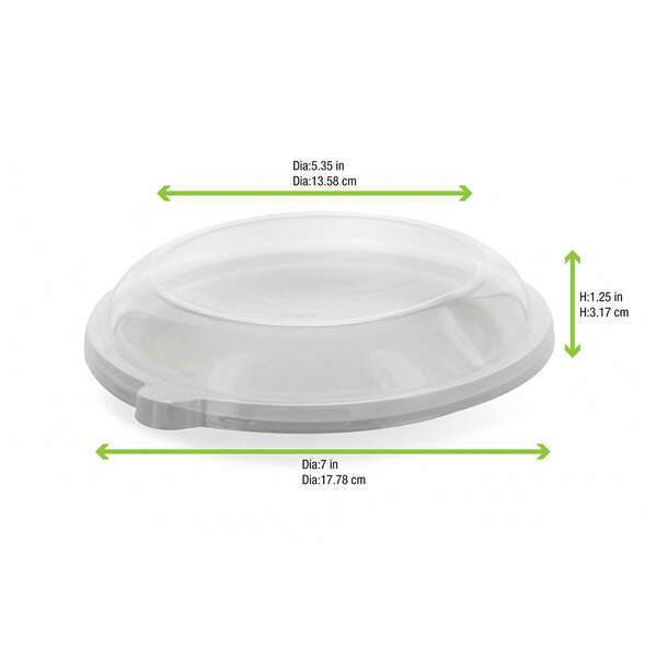 PacknWood 210APUBL1601, Clear PET Lid for 210APUB16, 100/CS