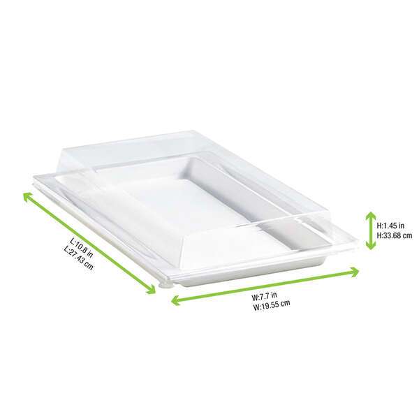 PacknWood 210APUTRPL14, Clear PET Lid For 210APUTRP12, 200/CS