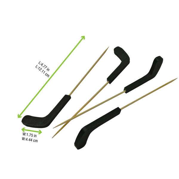 PacknWood 210BBHOCKEY, 4.77-Inch Bamboo Hockey Picks, 1000/CS