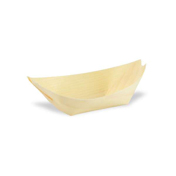 PacknWood 210BBOIS12, 3.74x2.87x1.3-Inch Medium Wooden Boat, 800/CS