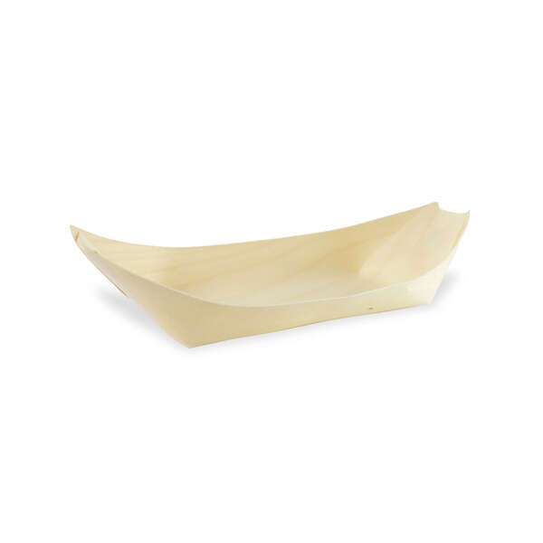 PacknWood 210BBOIS23, 8.7x3.8x1.2-Inch Large Wooden Boat, 500/CS