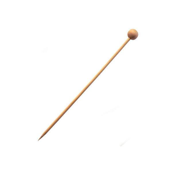 PacknWood 210BBOUL14, 5.45-Inch Natural Bamboo Ball Skewer, 2000/CS