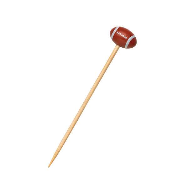 PacknWood 210BBOVAL, 4.7-Inch Bamboo Football Skewers, 1000/CS