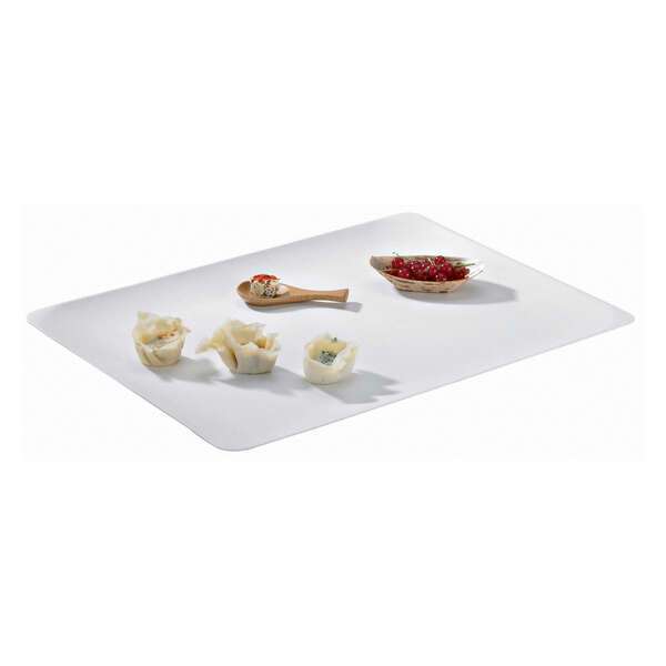 PacknWood 210BCHIC4040, 15.3x11.4-Inch "Bio n Chic" White Sugarcane Platter, 200/CS