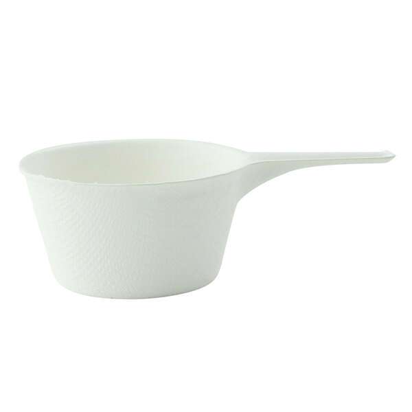 PacknWood 210BCHICDPAD, 2.2x1.15-Inch "Bio n Chic" White Sugarcane Pan Dish, 300/CS