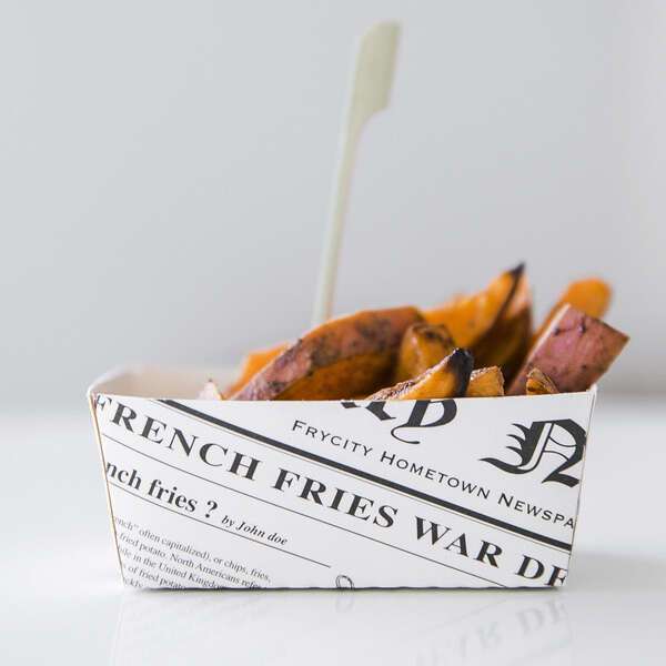 PacknWood 210BCNEWS440, 4.8x3.45x1.5-Inch Corrugated Cardboard Box with Newspaper Print, 1000/CS