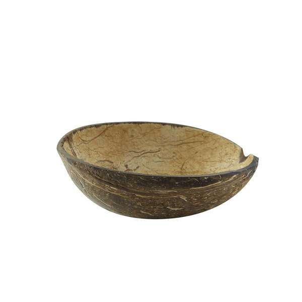 PacknWood 210BCOCO100, 3.4-5 Oz Round Unpolished Coconut Bowl, 100/CS