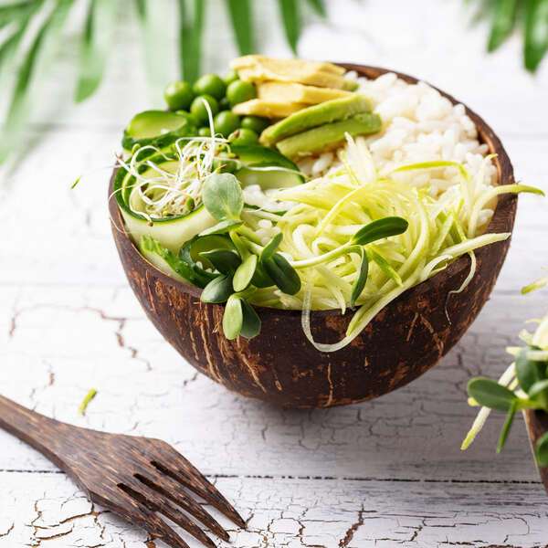 PacknWood 210BCOCO100, 3.4-5 Oz Round Unpolished Coconut Bowl, 100/CS