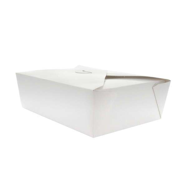 PacknWood 210BIO3, 8.55x6.25x2.5-Inch White Take-Out Meal Box, 200/CS