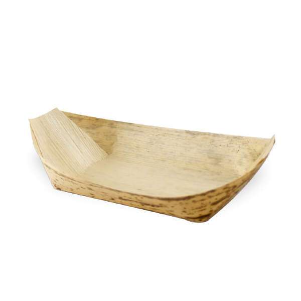 PacknWood 210BJQ17, 8.5x3.5-Inch 5 Oz Bamboo Leaf Boat, 500/CS