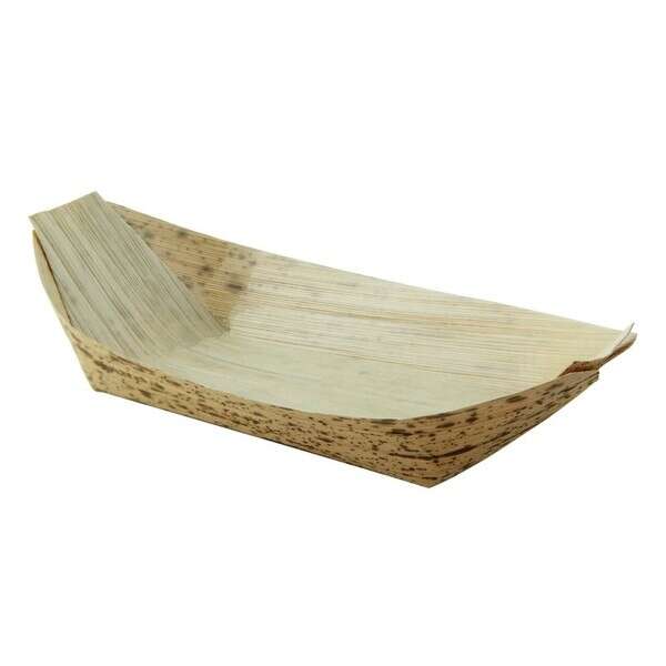 PacknWood 210BJQ22, 9.05x4-Inch 12 Oz Bamboo Leaf Boat, 1200/CS