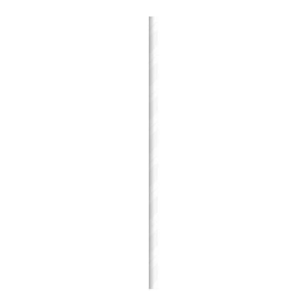 PacknWood 210CHP14WH, 5.7x0.23-Inch Solid White Cocktail Paper Straws - Unwrapped, 3000/CS