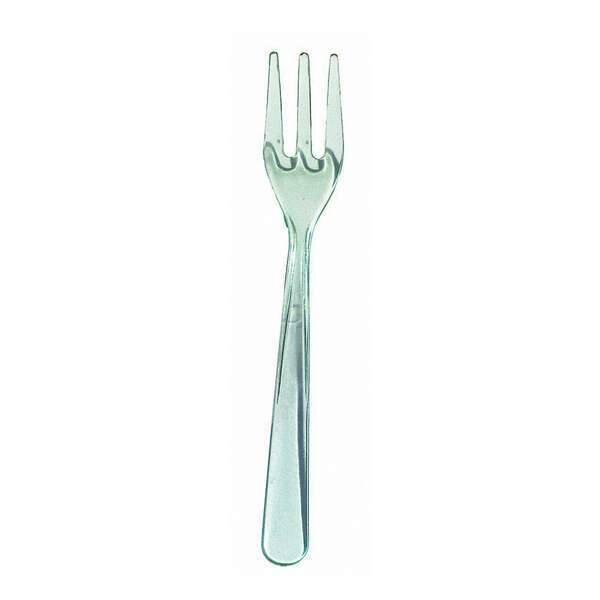PacknWood 210CV001VBX, 3.78-Inch Unwrapped Mini Green Transparent Fork, 1000/CS