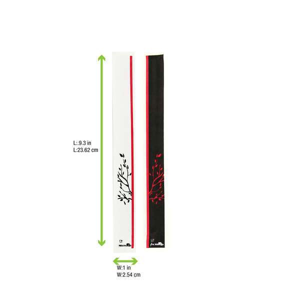 PacknWood 210CVBGE, 7.9-Inch Wood Chopsticks Wrapped, 2000/CS