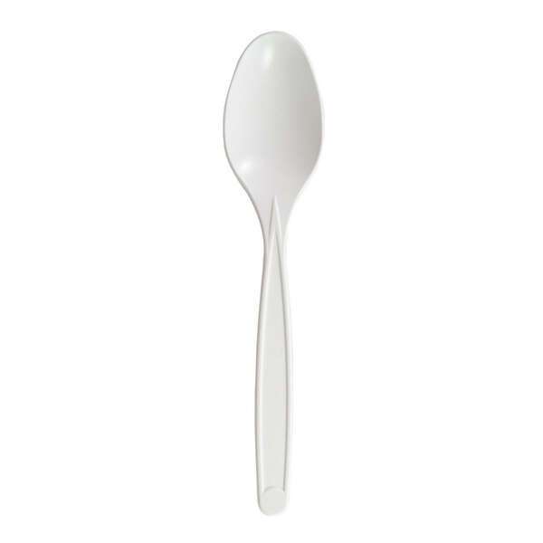PacknWood 210CVPL83, 4.9-Inch Long Unwrapped Cornstarch Small Spoon, 1000/CS