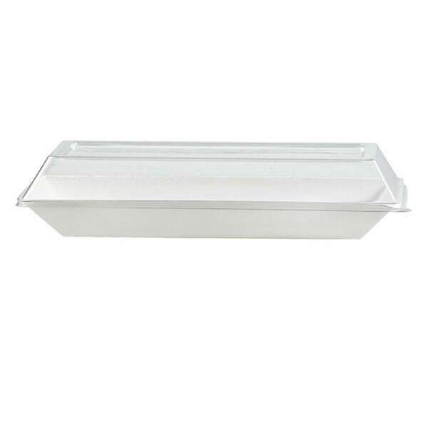 PacknWood 210ECODL2714, 10.25x5.1x1.2-Inch Clear PET Lid for 210ECOD2724, 100/CS