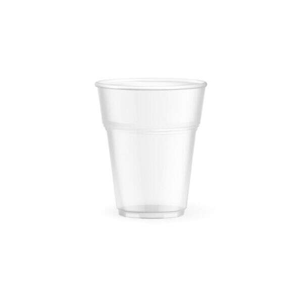 PacknWood 210GPLA251, 8 Oz Clear Compostable Drinking Serving Cup for Cold Drinks, 1250/CS