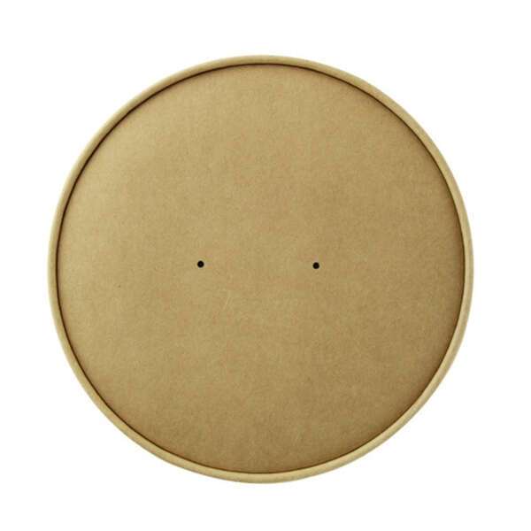 PacknWood 210LSOUP185K, 7-inch Matching Kraft Lids For: 210PC1550K, 360/CS