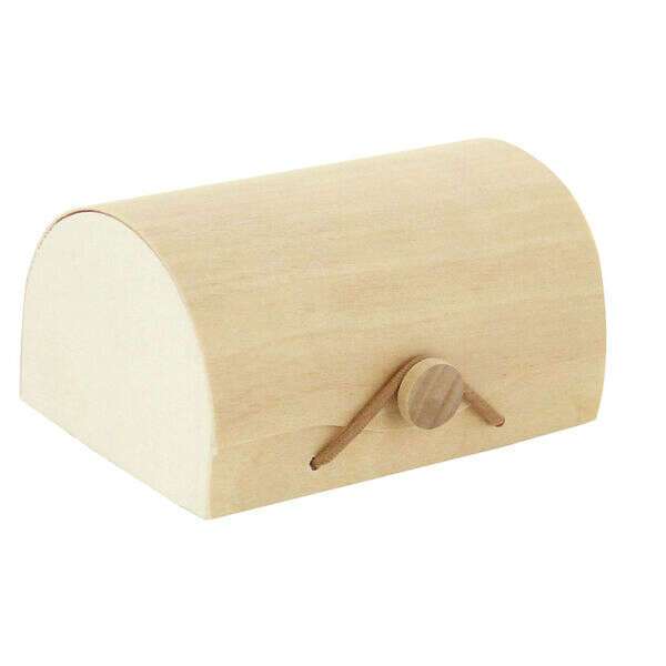 PacknWood 210MAC3CYB, 3-inch Rectangular Wood Box for 3 Macarons with Latch, 100/PK