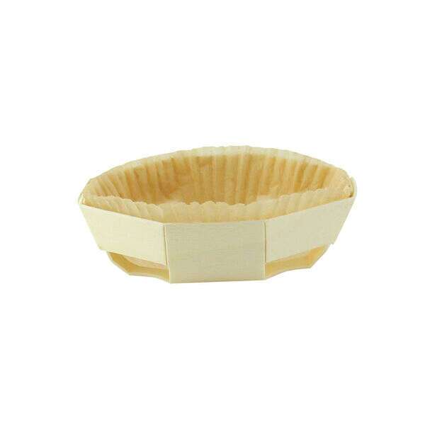 PacknWood 210NBAKERD12, 11.5 Oz Round Baking Mold with Liner, 100/PK