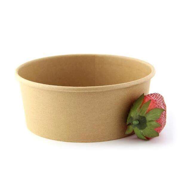 PacknWood 210PC1550K, 53 Oz Round Kraft To Go Sturdy Paper Cup for Cold & Hot Servings, 360/CS