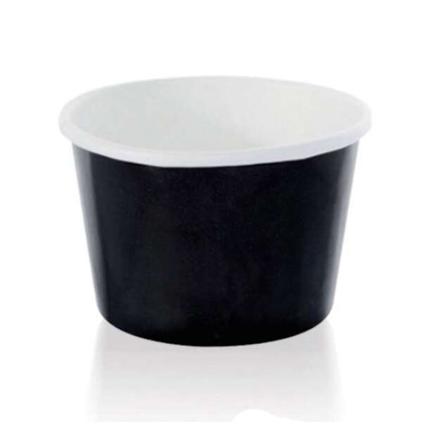 PacknWood 210POC81N, 3 Oz Black Paper Cup, 1000/CS
