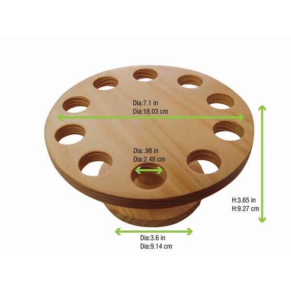 PacknWood 210SBAM10, 4 Oz 10 Holes Bamboo Cone and Temaki Display, 2/PK