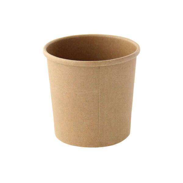 PacknWood 210SOUPK13K, 12 Oz Brown Kraft Soup Cup (Lid Optional), 500/CS