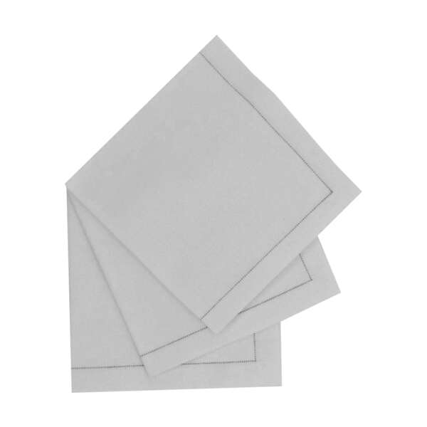PacknWood 210SVCC20CM, 7.9x7.9-inch Luxury Sweet Cream Cotton Cocktail Napkin, 200/CS