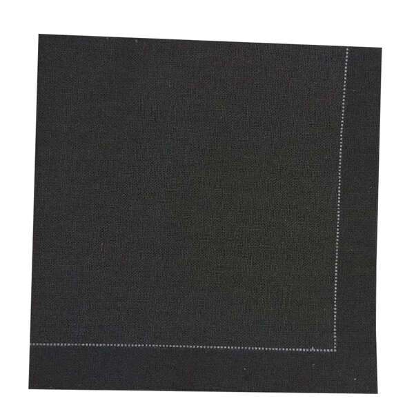 PacknWood 210SVCC40BK, 15.8x15.8-inch Luxury Black Night Cotton Table Napkin, 100/PK