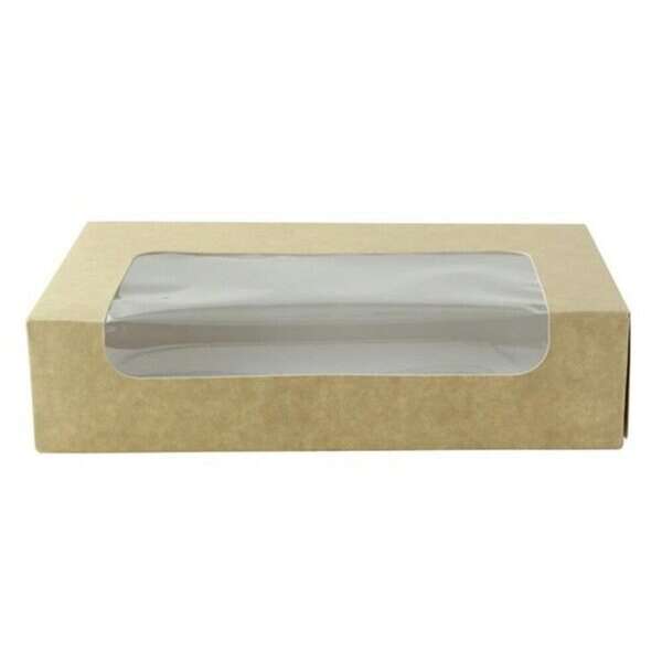 PacknWood 210TOASTK, 28 Oz Kraft laminated Window Box, 200/CS