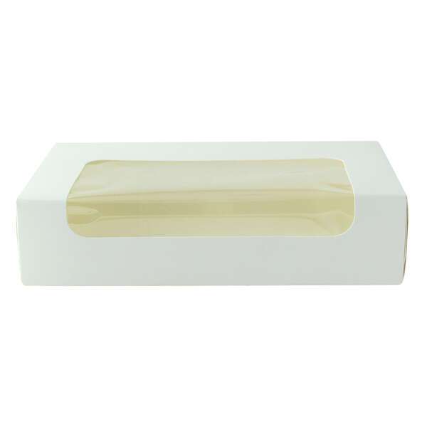 PacknWood 210TOASTW, 28 Oz White Laminated Window Box, 200/CS
