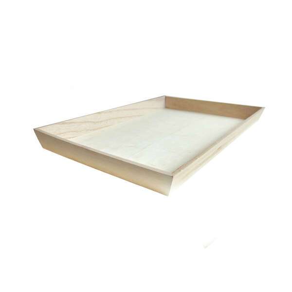PacknWood 210WOODTRAY45, 19.7-inch Heavy Duty Wooden Tray, 10/PK