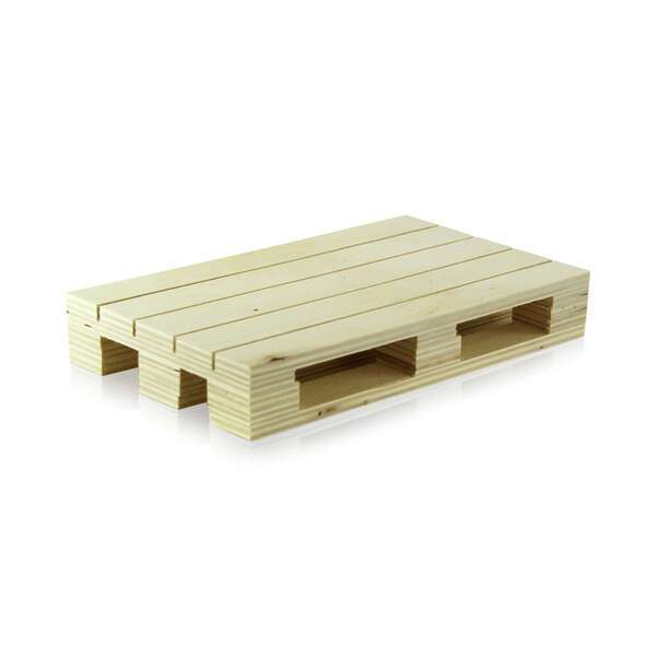 PacknWood 210WP2012, 8-inch Serving Wood Pallet, 32/PK