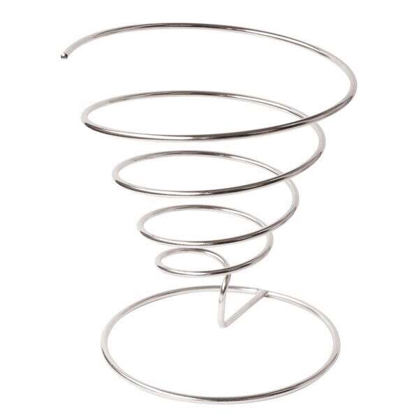 PacknWood 294CONE1315, 6-inch Spiral Stainless Steel Cone Holder, 6/PK