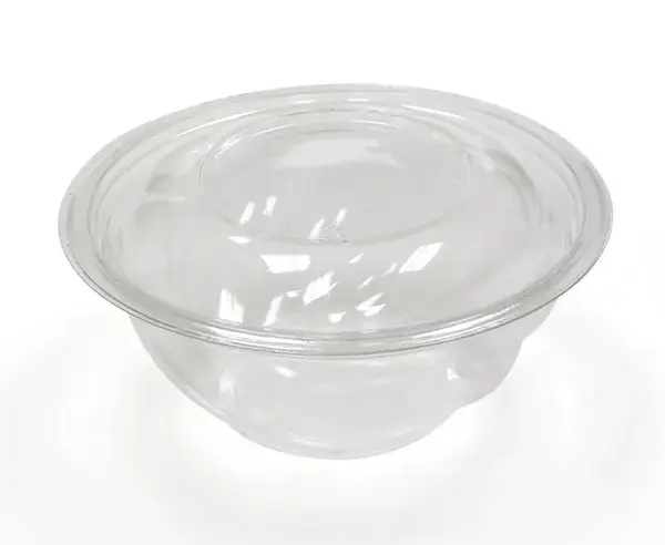 Pactiv 724PSSL, 7-Inch Diameter 24 Oz. Clear PET Combo, Swirl Bowls with Swirl Lid, 300/CS