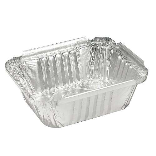 Pactiv Y78830, 7.93L x 5.43W x 1.8H-Inch Oblong Aluminum Containers, 500/CS