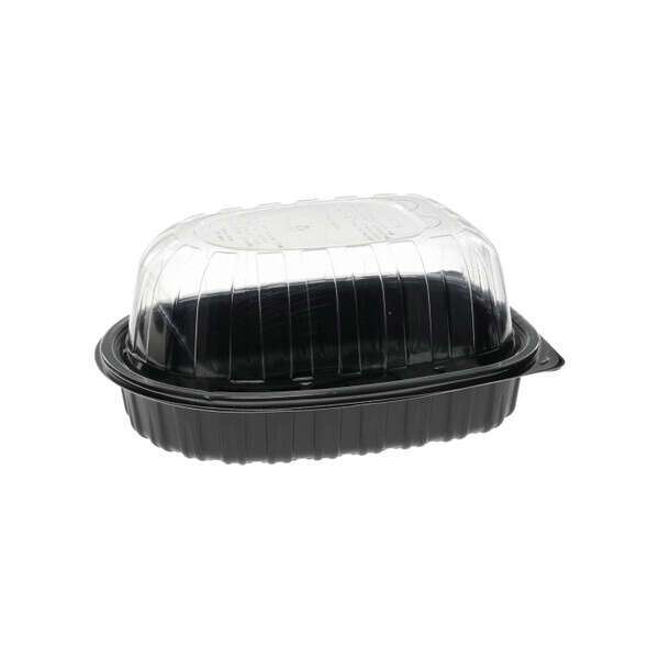 Pactiv YCNC600700DZ, 10x7.5x4-Inch Medium Roaster Hot/Cold Takeout Container, 110/CS