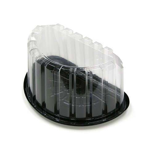Pactiv YEH898510000 8-Inch Deep Half Cake Dome Combo, 100/CS