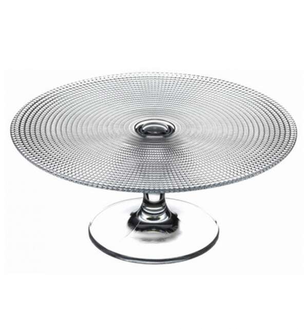 Pasabahce 95240, 11&rdquo; Footed Service Plate, 4/Cs