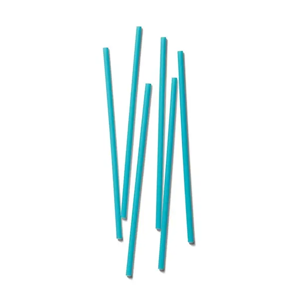 Phade 511167, 7.75-Inch Jumbo Blue Wrapped Compostable Straw, 3750/CS